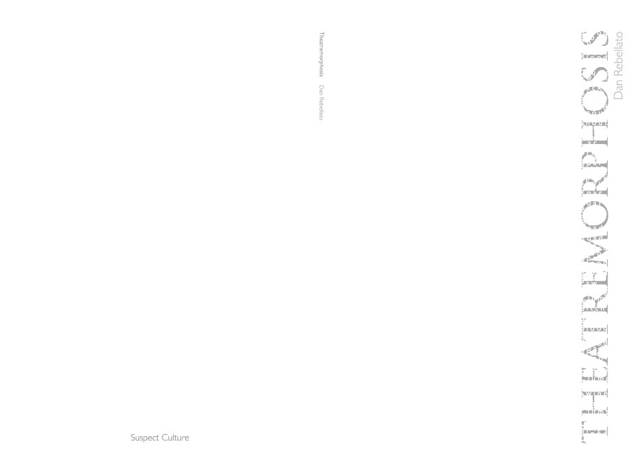 Theatremorphosis cover